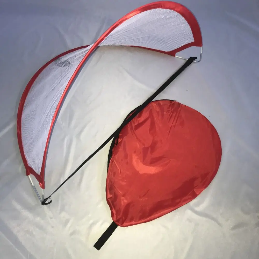 Redes de fútbol emergentes, equipo de entrenamiento de fútbol plegable, juego de porterías de fútbol, juguete interactivo con Estuche de transporte - imagen 2