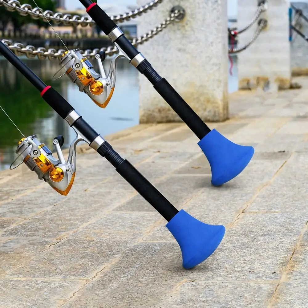 Soporte de caña antideslizante portátil, cabeza de bola, caña de pescar ligera, herramientas de pesca de absorción superior del vientre para pesca en barco y Rafting - imagen 5