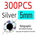 5mm Silver 300pcs