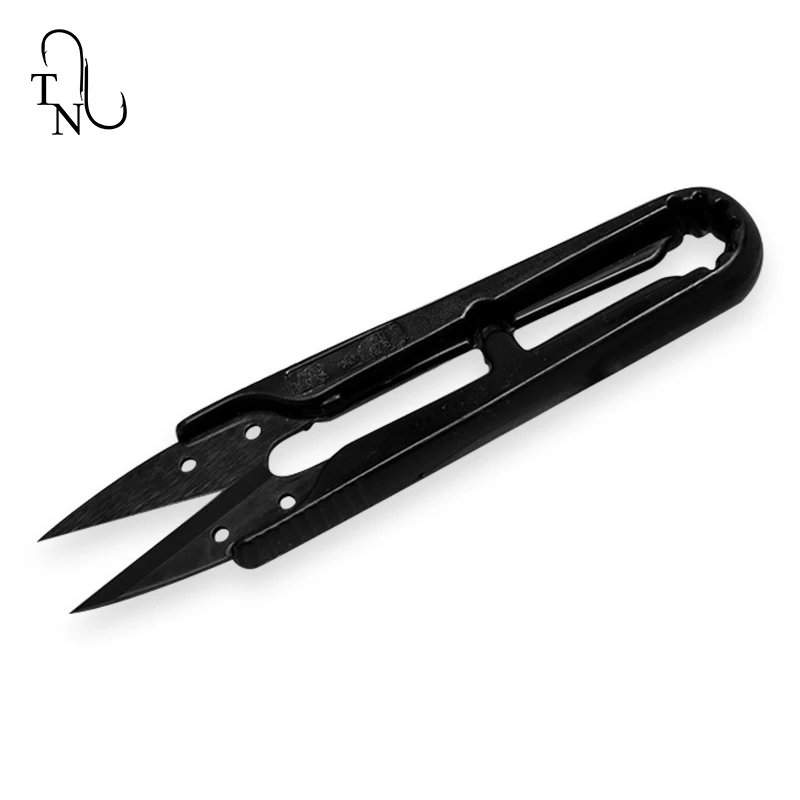 Tijeras de pesca de acero con alto contenido de carbono, 1 piezas, herramienta de costura, uso en peces, TN107