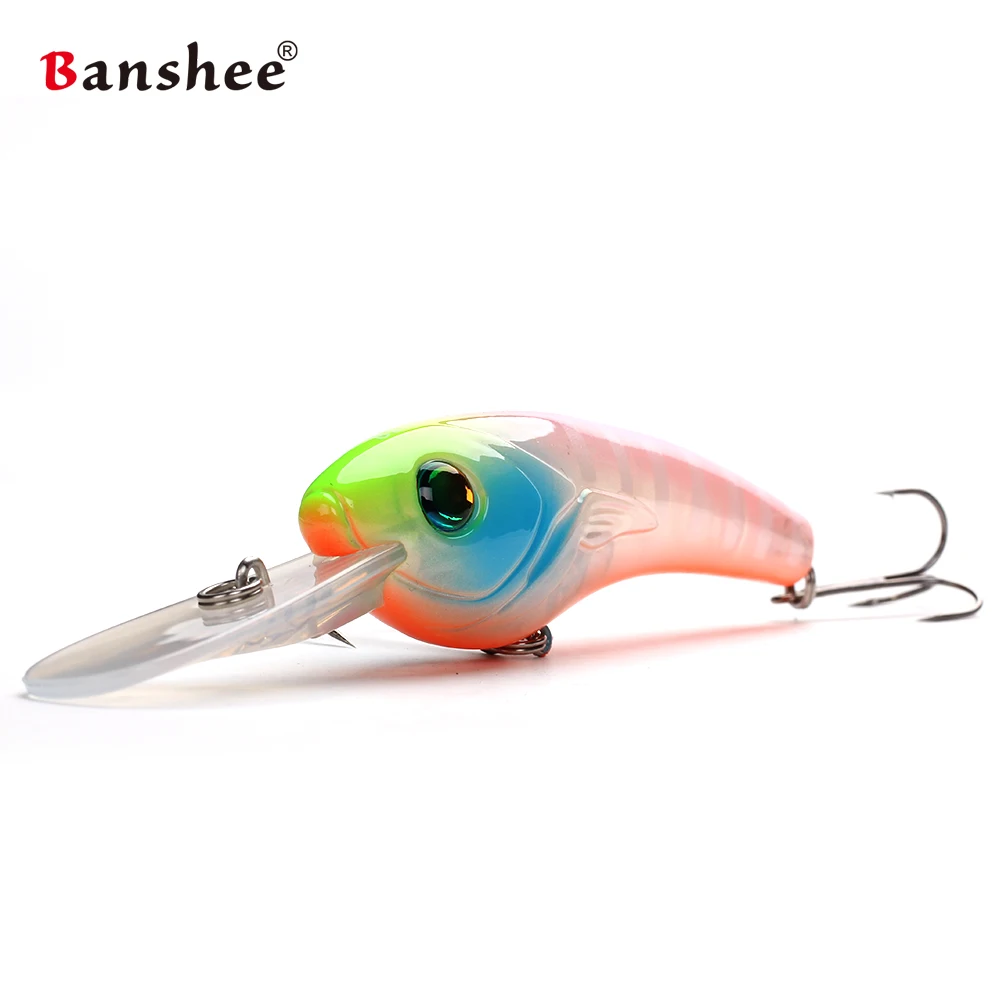 95mm 19g Wobblers grandes para Trolling Pike perca lubina trucha Señuelos de pesca manivela flotante buceo profundo Crankbait cebos artificiales - imagen 4