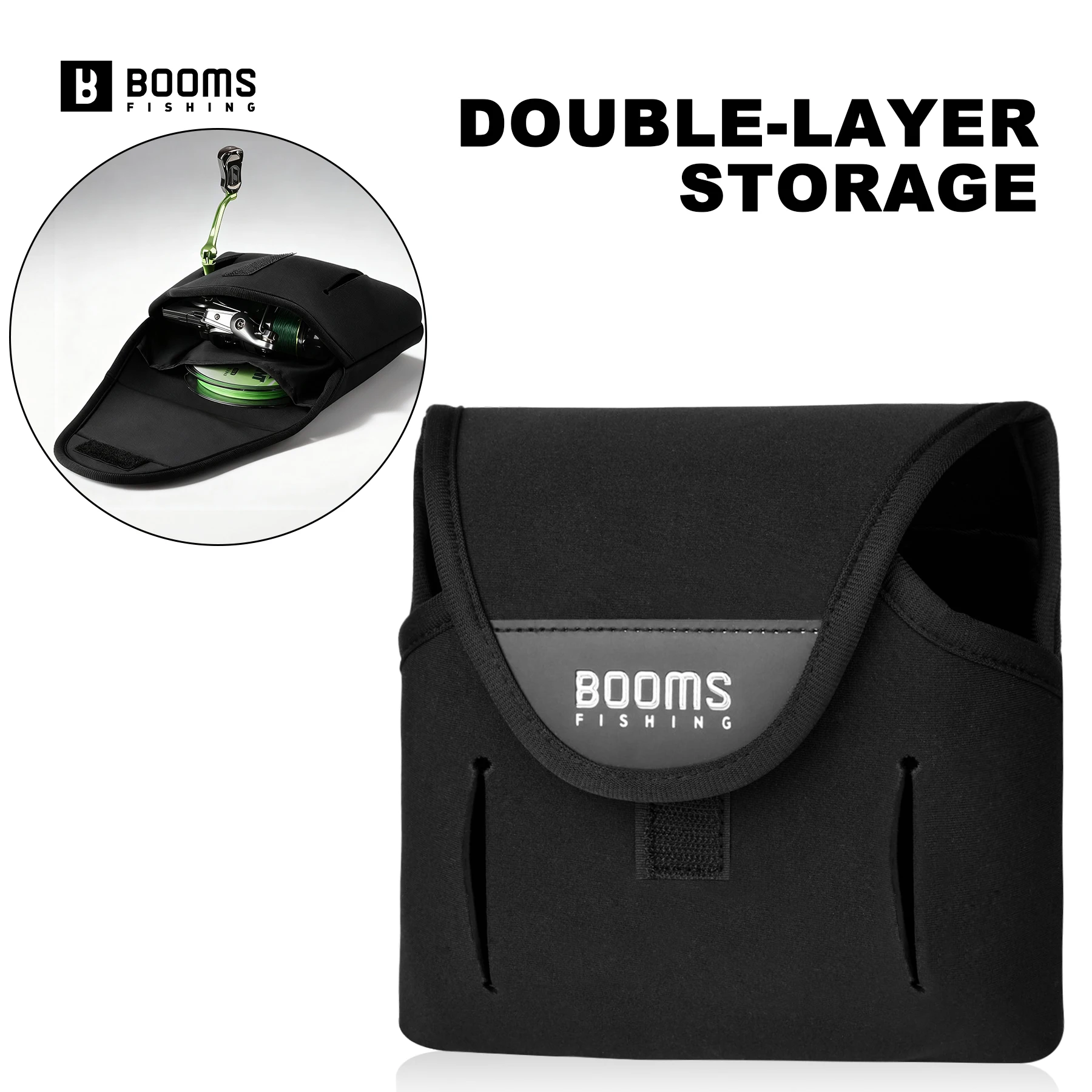 Funda de neopreno RC7 Booms Fishing para carrete giratorio agua salada