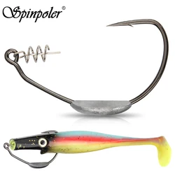 Spinpoler Raptor Anzuelo Vinilo Ancho para Lucio Ponderado