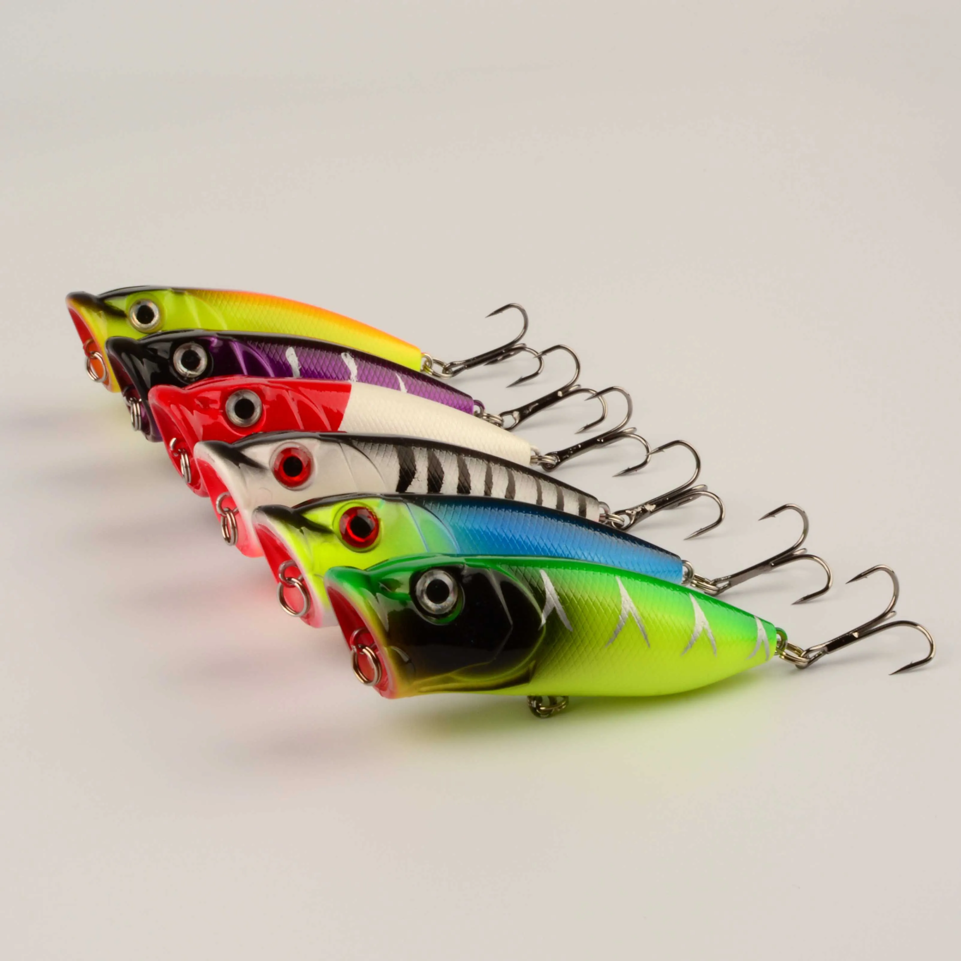 Popper topwater: señuelo duro wobbler para pesca en superficie - imagen 4