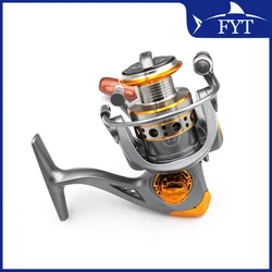 DC1000-7000 Carrete giratorio de metal 5.2:1 arrastre 5-12 kg