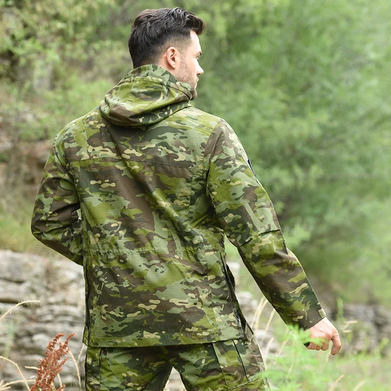 Chaqueta táctica M65 de EE. UU., cortavientos de combate, senderismo al aire libre, abrigo de piloto de vuelo para hombre, ropa, chaquetas resistentes al desgaste, chaquetas de Camping - imagen 4