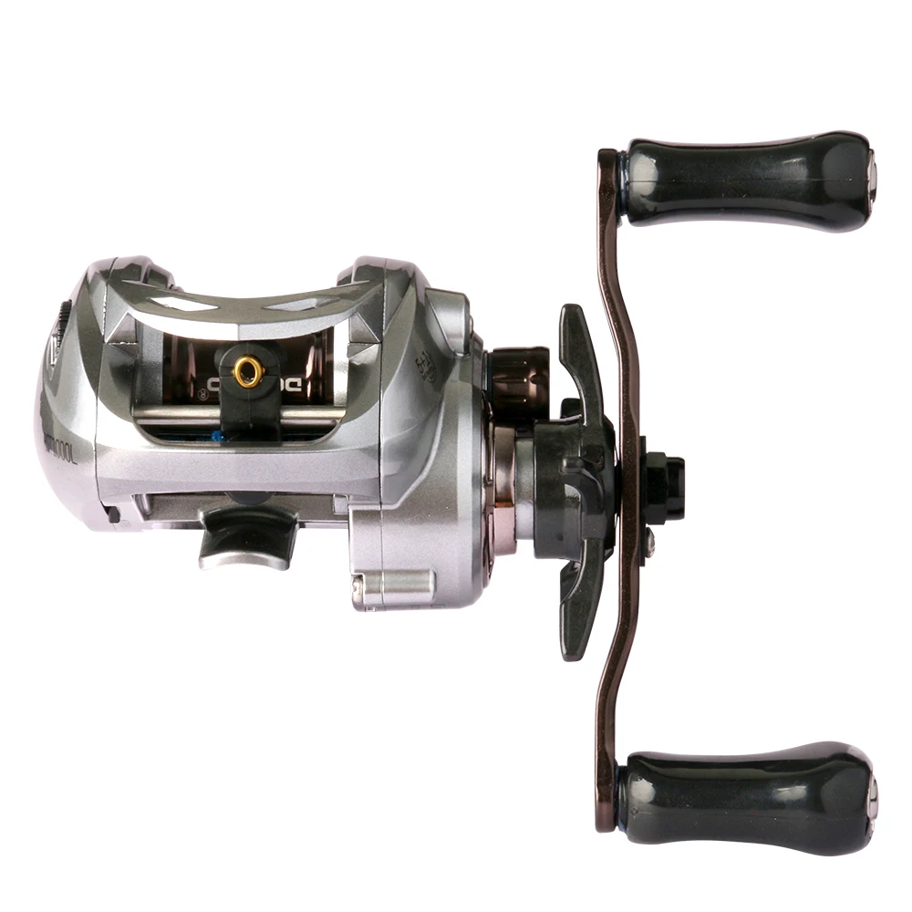 DEUKIO-carrete de pesca Baitcasting de dragón chino, fibra de carbono 6,3: 1, freno de potencia de arrastre máximo de 8KG, carretes de pesca de mar, Baitcaster - imagen 5