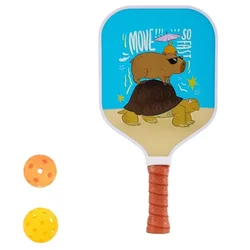 Paleta de Pickleball diseño gato sirena, ligera con núcleo panal
