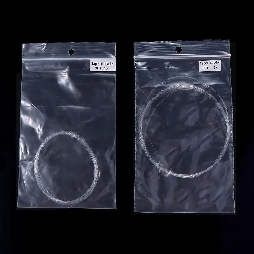 Líder cónico nailon pesca mosca – Superresistente y transparente 1X-6X - imagen 2