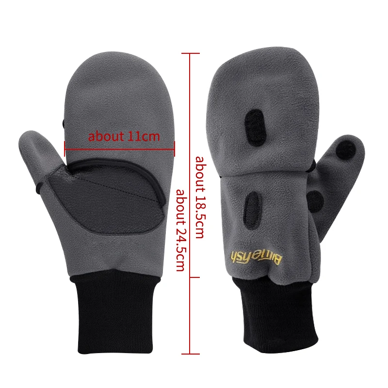 Guantes de pesca Ruke para hombres y mujeres, impermeables, pesca, canotaje, kayak, senderismo, correr, ciclismo, adecuados para actividades al aire libre - imagen 2