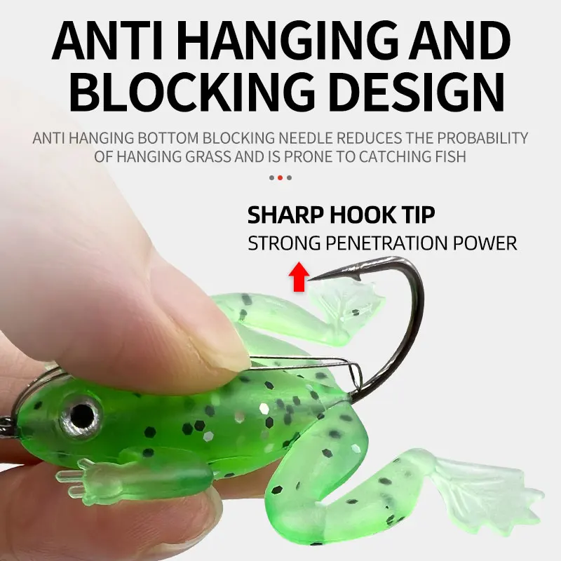 Juego de accesorios de pesca de rana, aparejos de línea de pesca giratoria, Kit de señuelo de línea de líder de alambre de acero, 30 unids/lote por caja - imagen 3