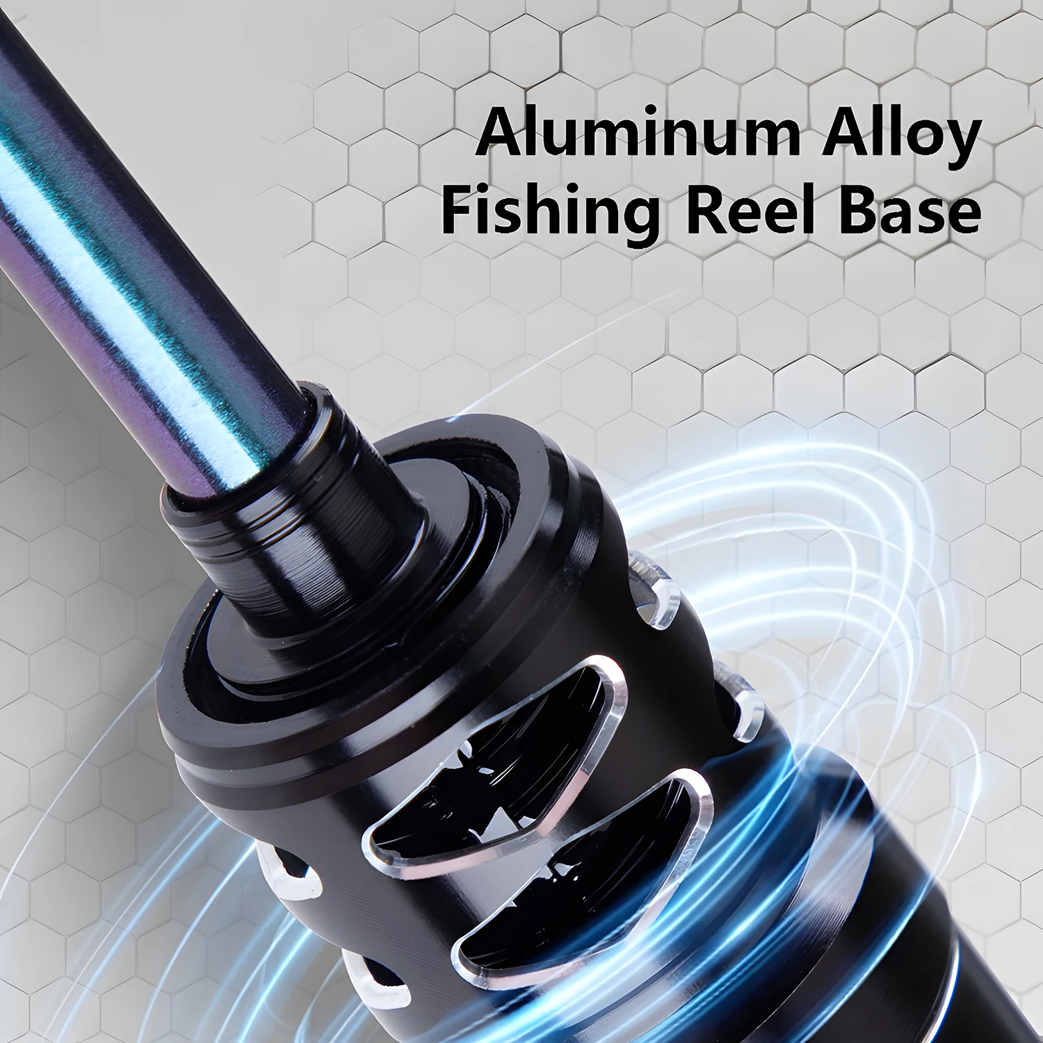 Herramienta de caña de pescar con señuelo de fibra de carbono ultraligera UL para lubina, carpa, trucha, caña giratoria/caída, caña de pescar con cebo pequeño de punta sólida - imagen 4