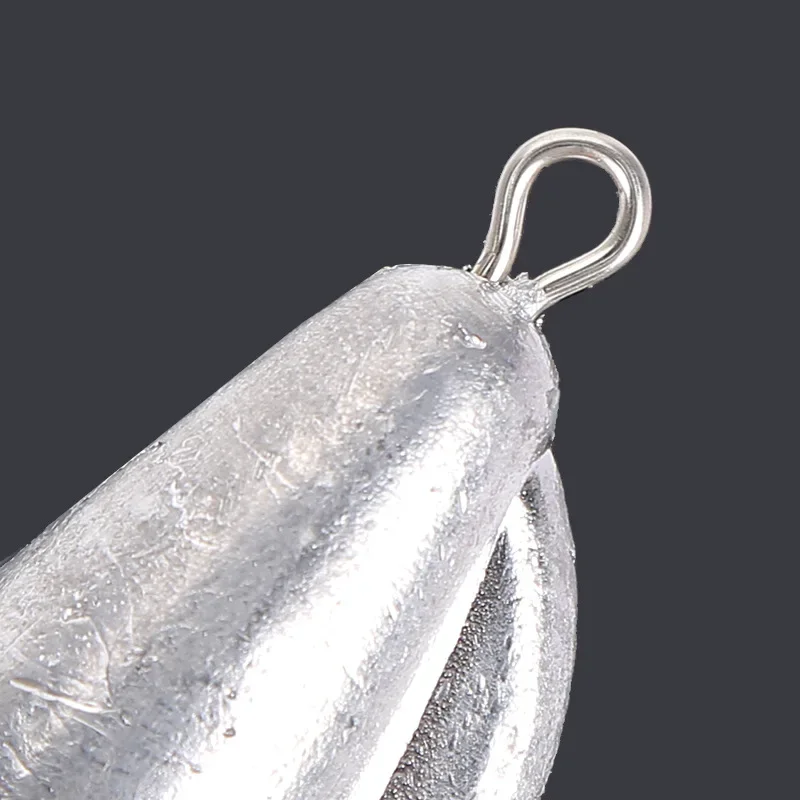 Plomada de plomo en forma de gota de agua, 100g/125g/150g/200g/250g/300g, accesorios de pesca en barco oceánico - imagen 3