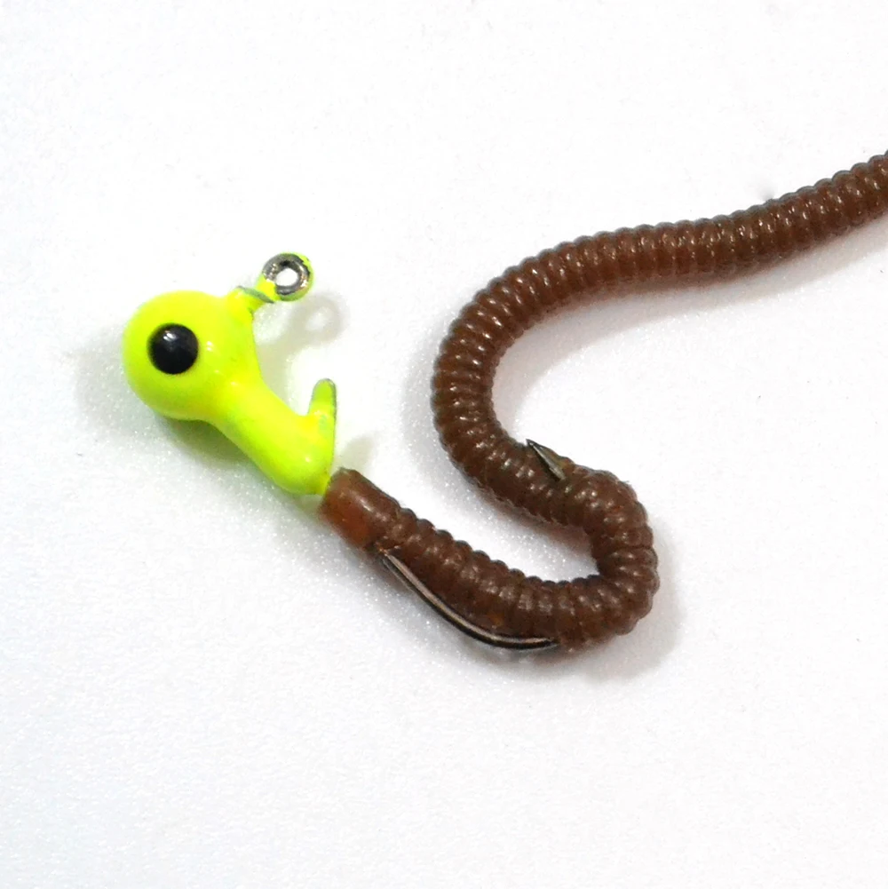 10 unids/lote 8cm cebo suave simulación lombriz mordida larva gusano suave especialmente olor señuelos aparejos artificiales - imagen 3