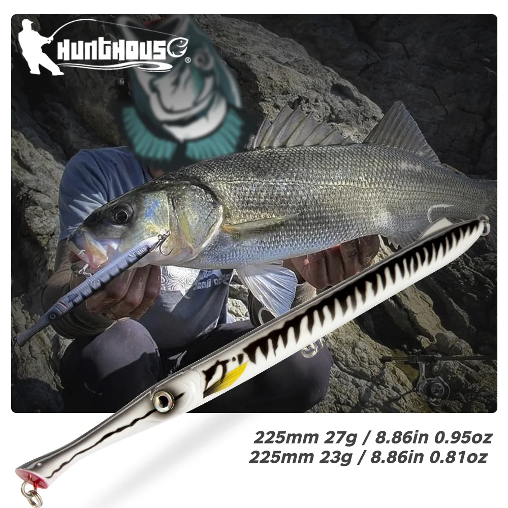 Hunthouse DON BELONE Stickbait – Señuelo giratorio depredador 23-27g