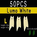 50pcs L Lumo White