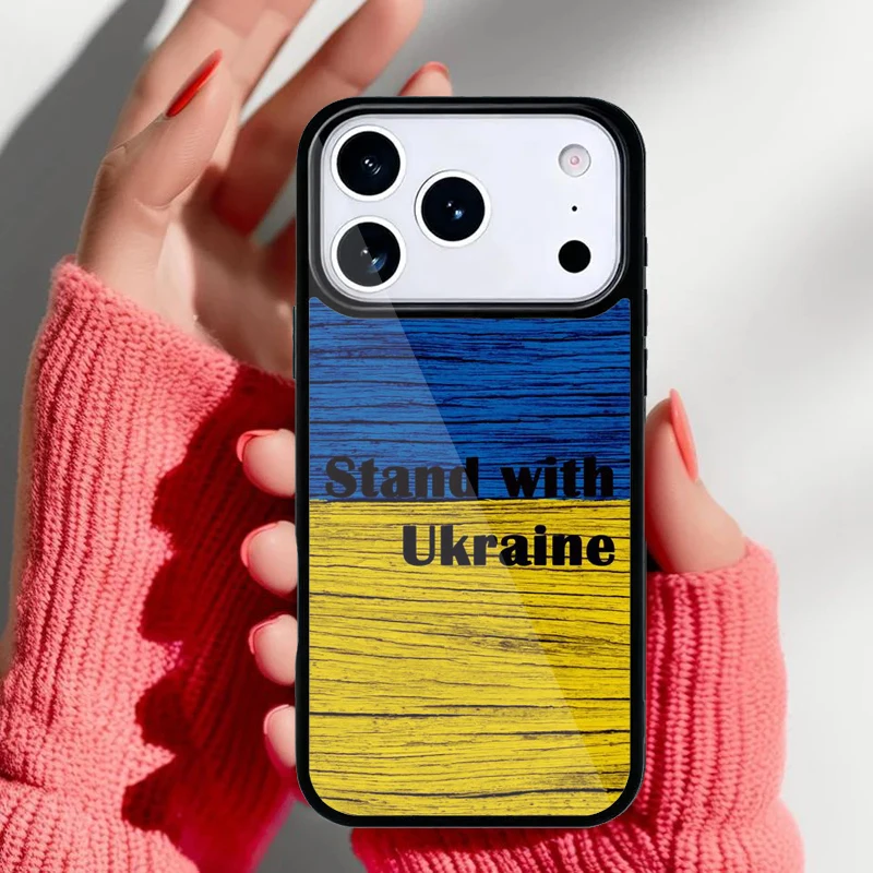 Funda Krajews vista trasera con el mapa de Ucrania