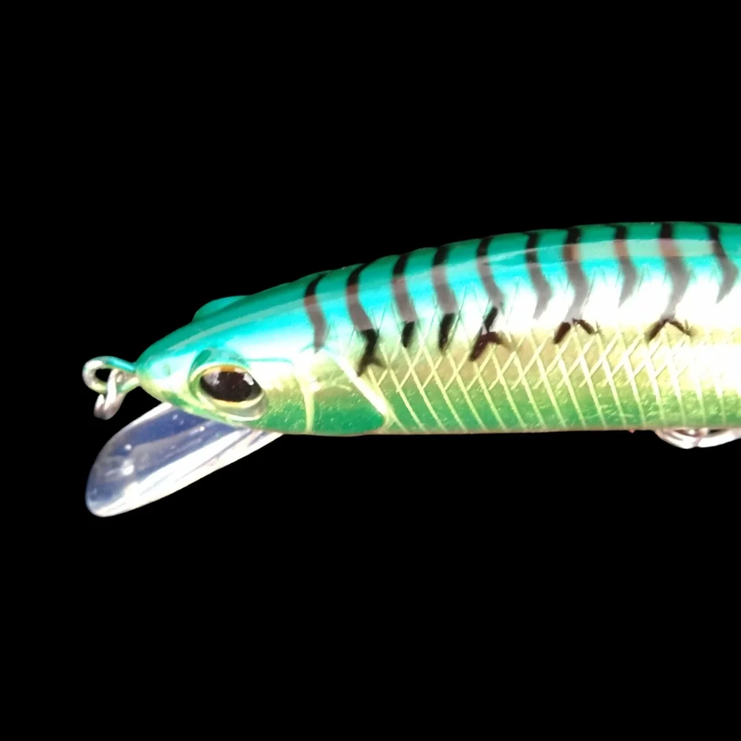 Swolfy, 1 unidad, 12cm, 40g, señuelo de pesca de mar de peso pesado, máximo 90m, cebos duros artificiales de pececillo hundido Ultra largo - imagen 5