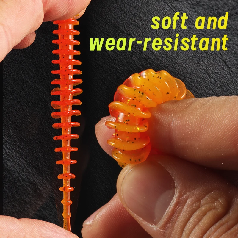 Cebo suave supercontinente nuevo Tanan 5cm 6,5 cm Señuelos de Pesca Pesca carpa pesca lubina señuelo Isca artificial PVC - imagen 5