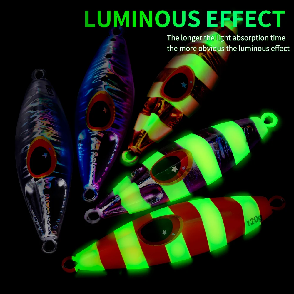 Señivos de pesca luminosa para una mejor visibilidad