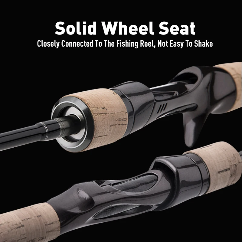 LEYDUN-cañas de pescar ligeras, 2 secciones, anillo guía Fuji ultraligero UL L M ML, varilla alimentadora de poste de viaje de fundición rápida - imagen 5