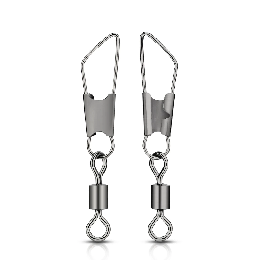 Conector de Pin de pesca de barril de latón, anillos sólidos con enclavamiento, 50 piezas - imagen 3