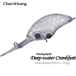 Chan's Huang Crankbait 90mm Flotante - Señuelo para fondo