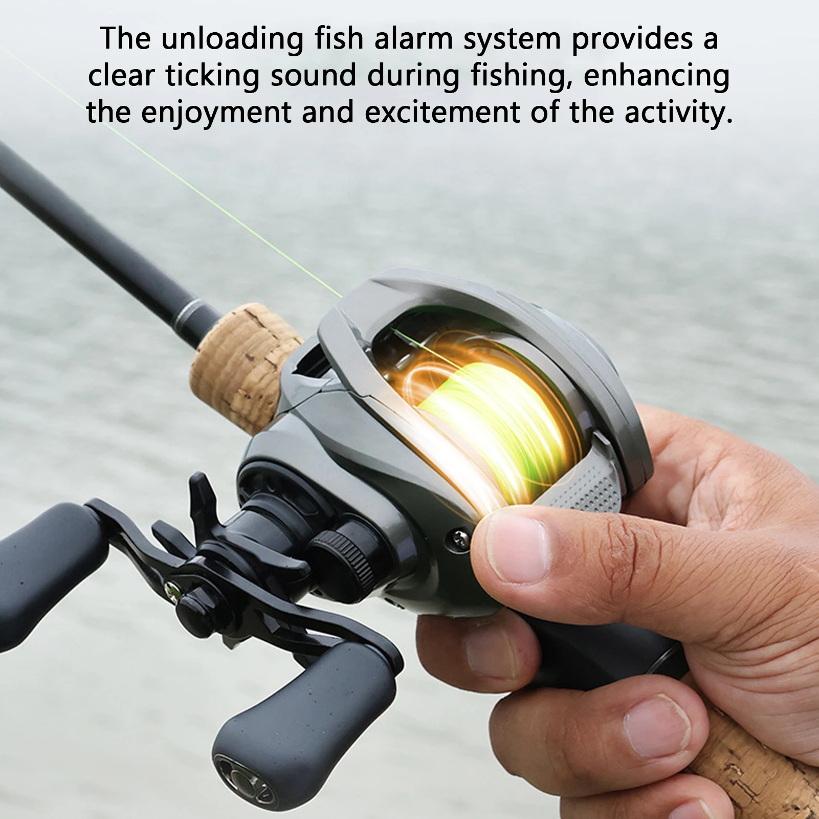 Carrete de pesca de arrastre de 8kg, relación de engranaje 7,0:1, 5 + 1BB, carrete de fundición de agua dulce y salada - imagen 3