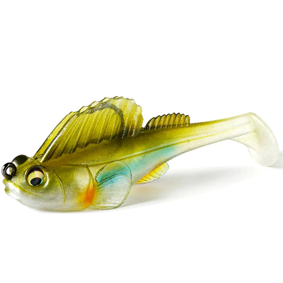 Cebo de plástico suave para pesca, señuelo de Pesca de Mar, lubina, durmiente oscuro, Swimbait, aparejos de pesca, perca, sábalo, Lucio, Wobblers - imagen 4