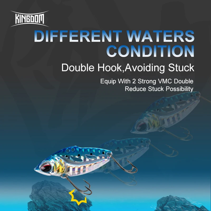 Kingdom Señuelo VIB Hundido – Crankbait de Vibración para Pesca - imagen 4