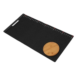 Estera para filetear y limpiar pescado con tabla de corte enrollable