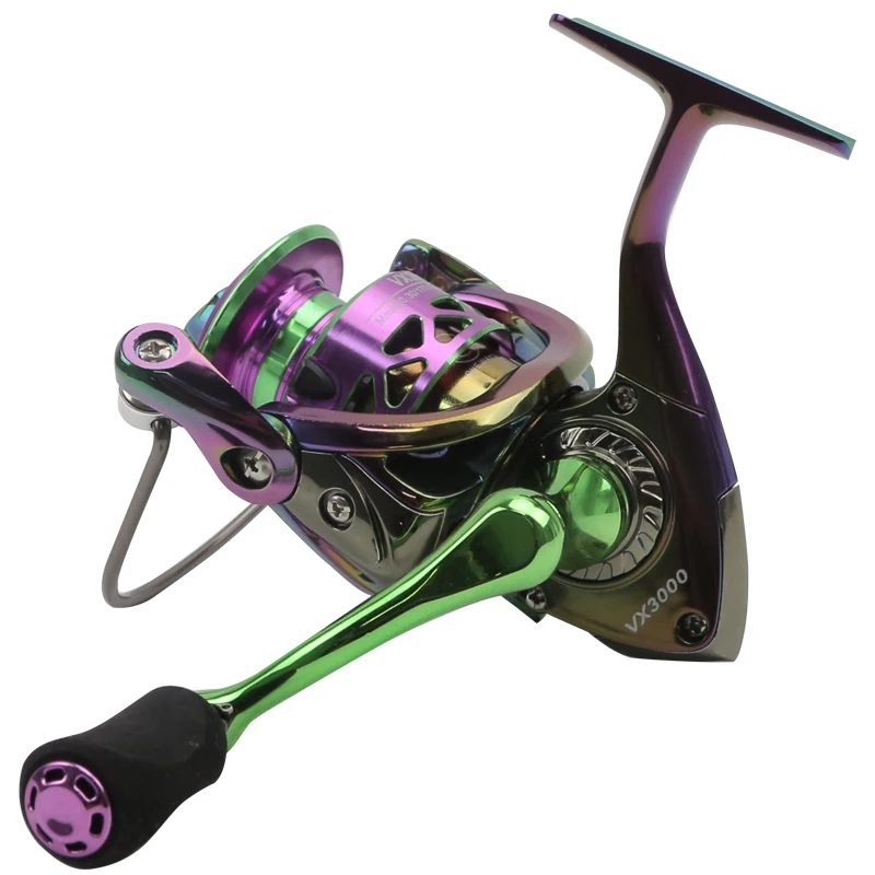 ORJD-carrete de pesca giratorio, accesorios de pista, arrastre máximo 13 BB 5,2: 1, relación de transmisión 1000 ~ 7000 Series, rueda de pesca de aluminio colorida - imagen 5