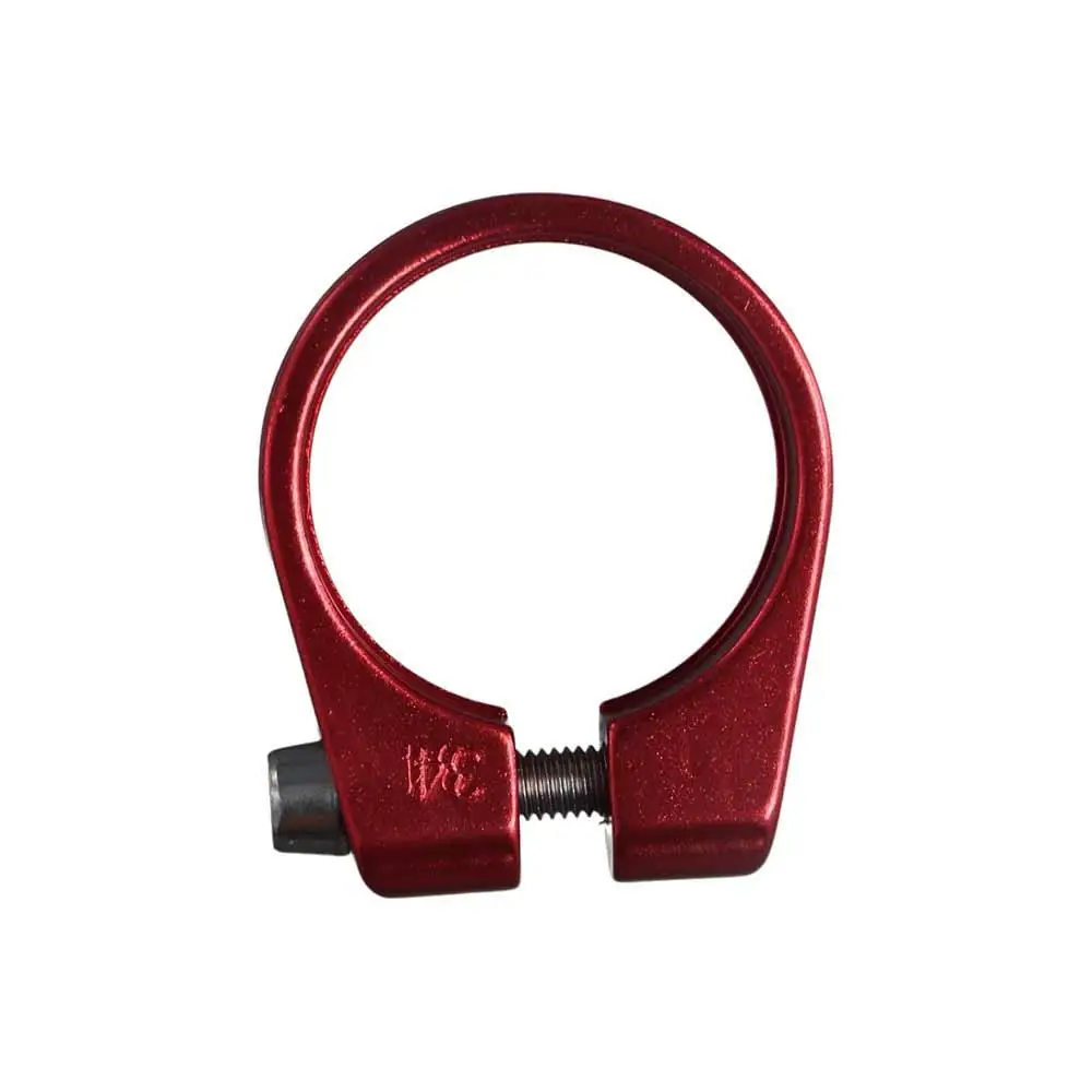 Abrazadera para tija de sillín de bicicleta, desviador delantero de titanio superligero, abrazadera para varilla para sentarse, aleación de aluminio ultraligera, 28,6/31,8/34,9mm - imagen 5