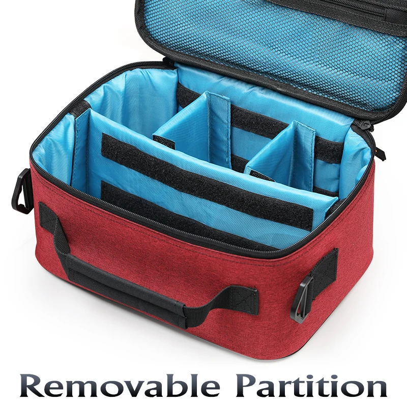 TSURINOYA-Bolsa de carretes de Pesca impermeable, 30x15x22cm, Bolsa de Pesca, bolso de hombro, Bolsa de Pesca, estuche de almacenamiento de carretes de Pesca ajustable - imagen 4