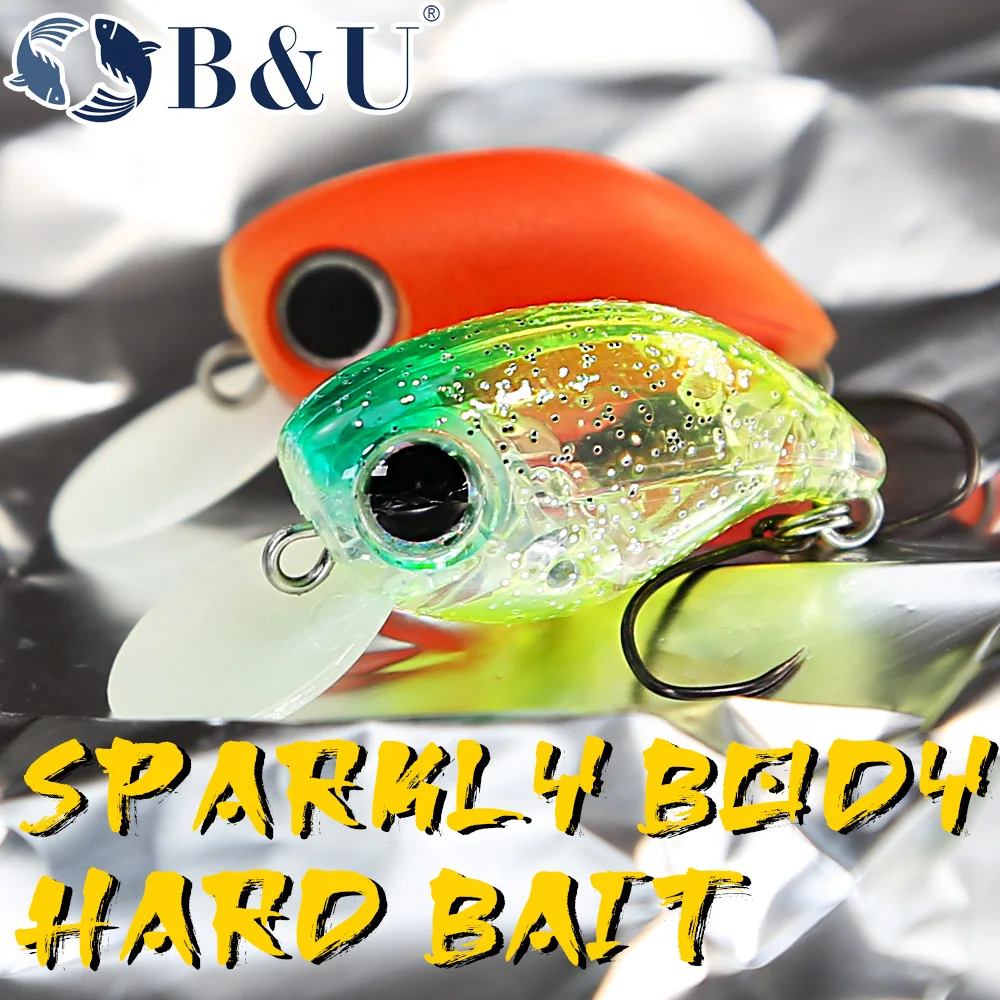 B&U Mini Crankbait para Trucha – Señuelo Rígido de Agua Dulce - imagen 3