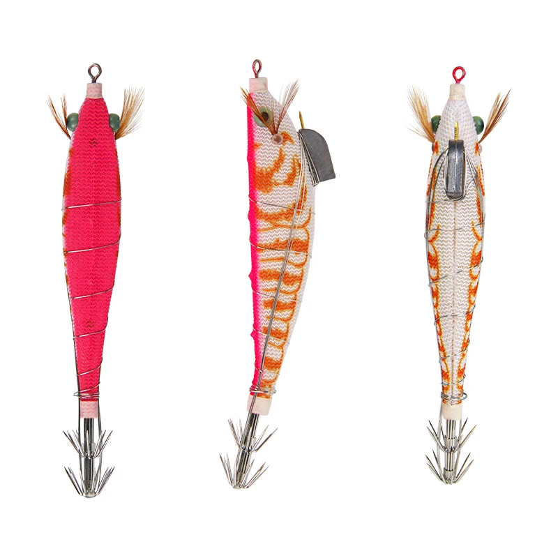 LETOYO-plantilla de calamar de alambre de acero, cebo luminoso de calamar que se hunde, cebo Artificial para pesca de pulpo, Señuelos de pesca de sepia - imagen 4