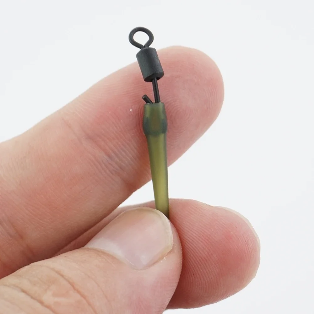 Hirisi 20 piezas fundas de goma para pesca de carpa, Terminal de pesca antienredos, accesorios para aparejos AH006 - imagen 2