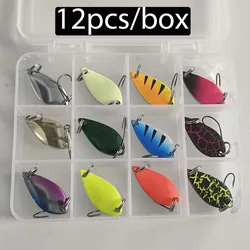 Cucharas Giratorias de Cinc para Pesca de Trucha y Lubina