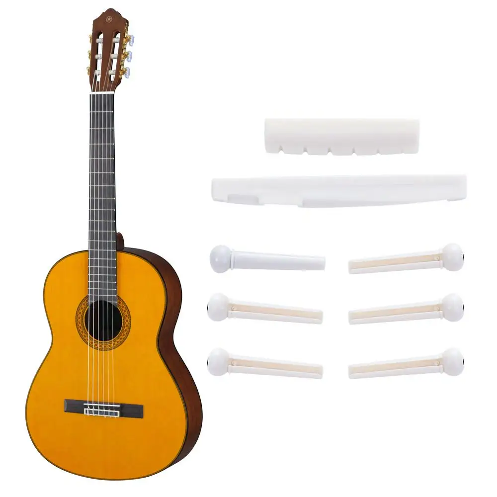 Accesorios de guitarra portátiles, clavija de puente de sillín de tuerca portátil clásica, guitarra - imagen 5