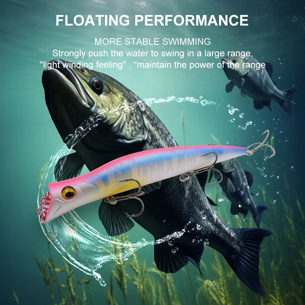 KESFISHING-Cebo de calidad Darter King, 130mm, señuelo de pesca para lubina - imagen 5