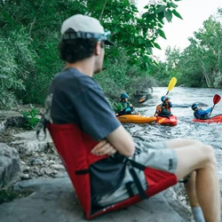 Silla de pesca portátil, cojín de asiento grueso a prueba de humedad, silla impermeable con respaldo para pesca, Camping, Picnic, viajes