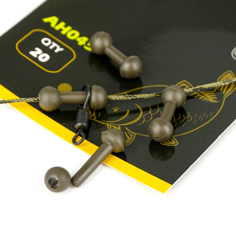 Hirisi 20 piezas aparejo Chod para pesca de carpa, cuentas, aparejos de helicóptero para pesca de carpa, aparejos terminales, accesorios giratorios AH045 - imagen 2