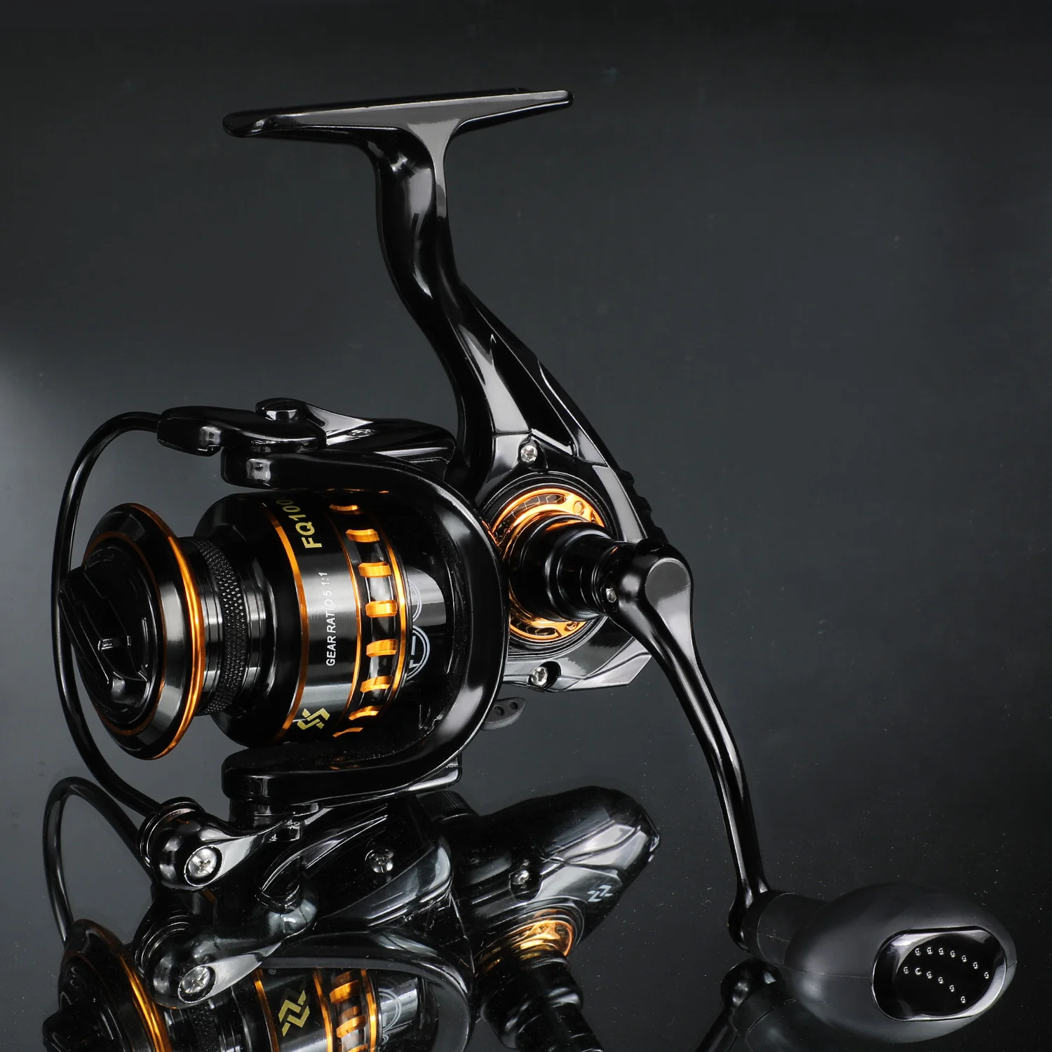 Carrete de Pesca Sougayilang, carrete de Metal, carrete giratorio anticorrosión para Pesca de carpa de aguas saladas, herramienta de Pesca de línea libre - imagen 4