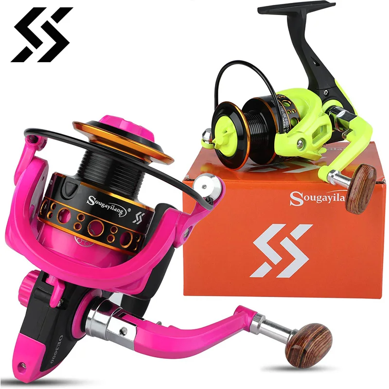 Sougayilang Carrete Spinning 12BB 5.0:1 – Agua Dulce Lubina Carpa