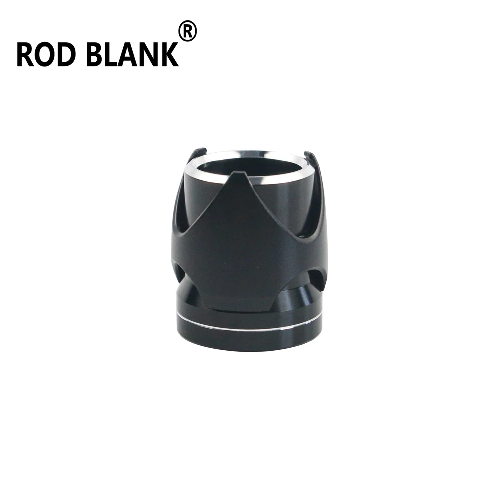Caña de pescar blank de aluminio con asiento y carrete