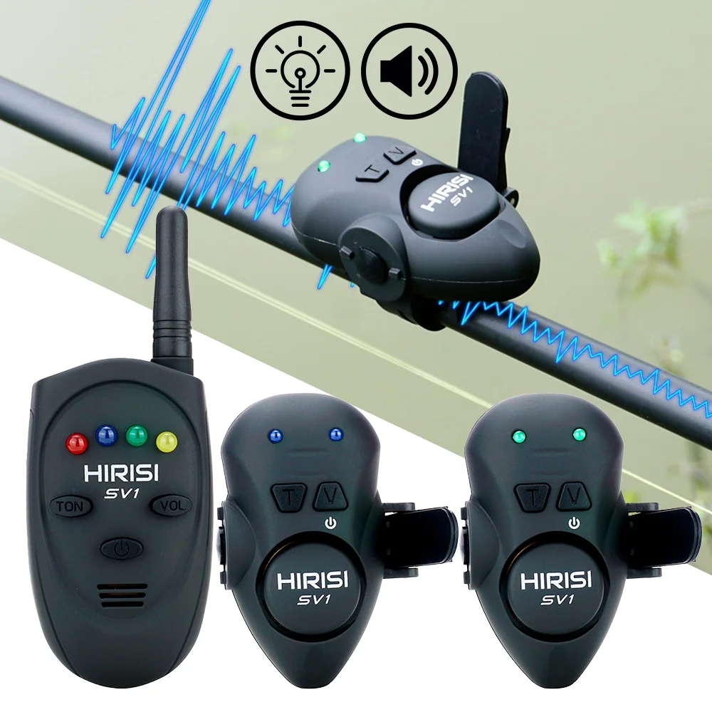 Alarma de pesca Hirisi SV1 – Indicador de picada con estuche portátil - imagen 2