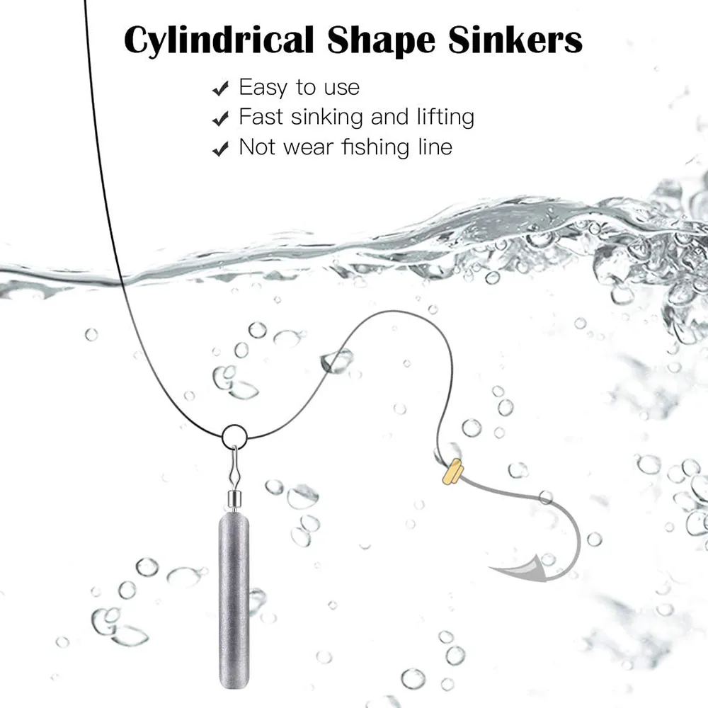 Plomo de pesca de 5 uds/10 Uds., 3,5g, 5g, 7g, 10g, 14g, 20g, plomos de peso, accesorios para aparejos de pesca - imagen 4