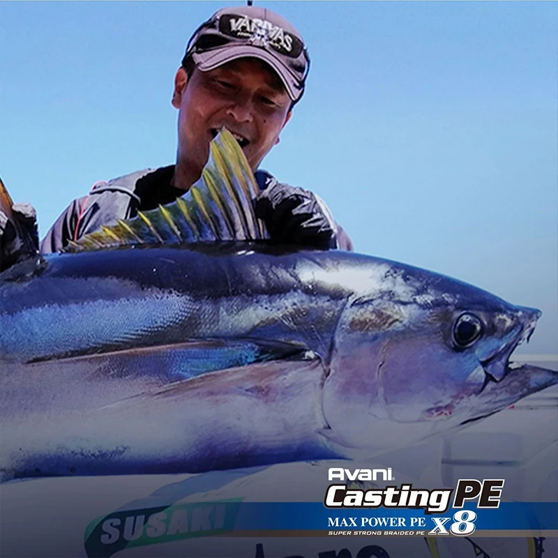VARIVAS AVANI CASTING MAX POWER PE X8 300M hilo de pescar trenzado pesca en agua de mar hecho en Japón - imagen 5