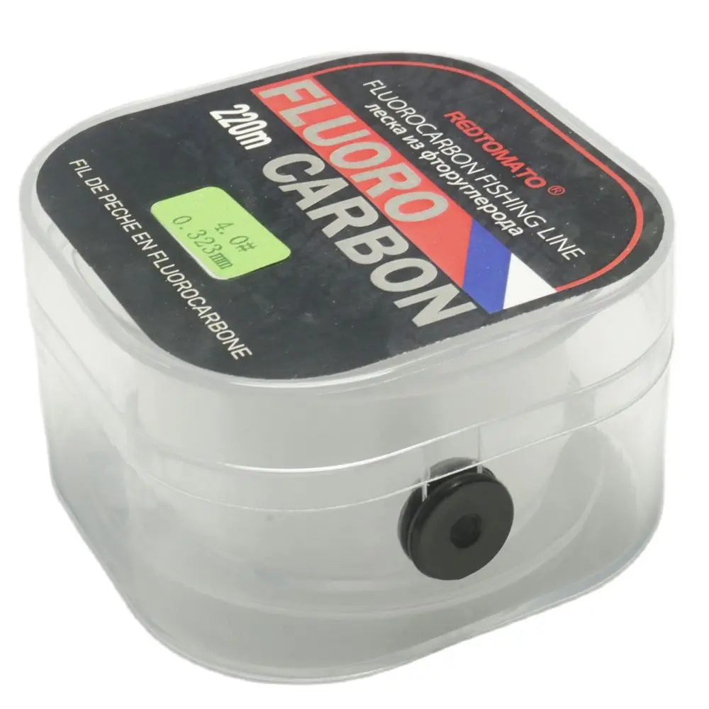 Línea de Pesca recubierta de fluorocarbono, hilo de pescar de fibra de carbono, monofilamento, líder, Pesca con mosca de carpa, 220m - imagen 4