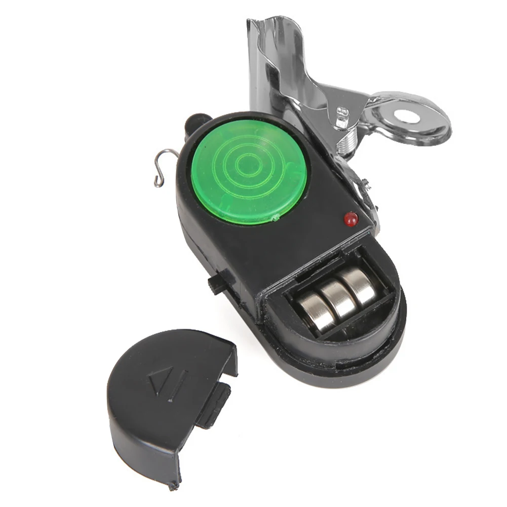 Alarma de mordedura de pez de pesca nocturna, campana de sonido de alta sensibilidad, indicador de luz LED, zumbador de caña de pescar con Clip, aparejos de pesca - imagen 5